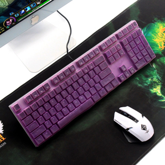 Gambar L mengirim rgb keyboard mekanik keyboard penutup film pelindung