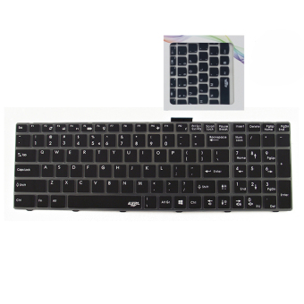 Gambar L mengirim v7 pro stiker set gandum hitam keyboard film pelindung