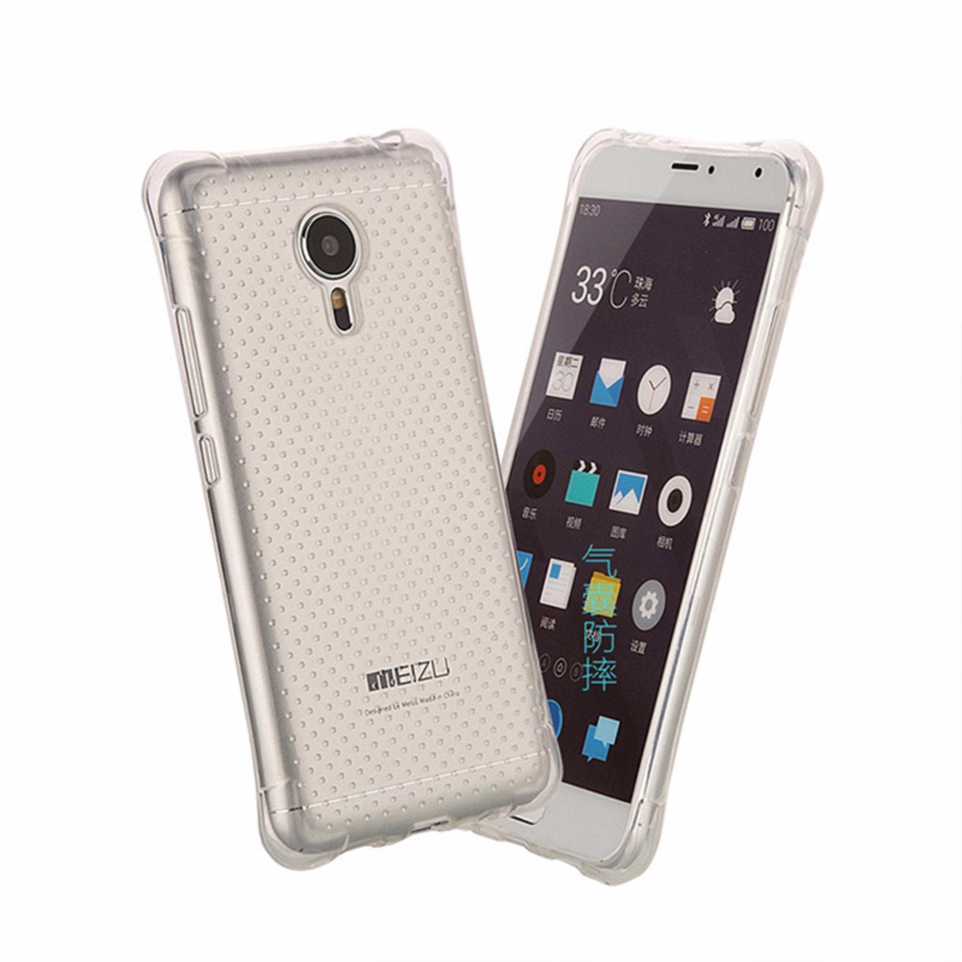 Langsing jelas TPU transparan silikon Case pelindung telepon untukMEIZU M2 catatan - International .