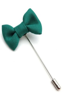 Gambar Lapel Pins Bowknot Handmade Men s Accessories Green   intl