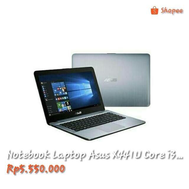 Laptop Asus X441U Core i3 Layar 14inch SLIM LAptop i3 Murah