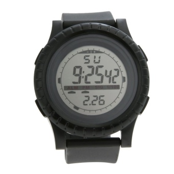 Gambar Large Digital LED Military Watch Men Outdoor Electronics Sport Wristwatch(Black)   intl