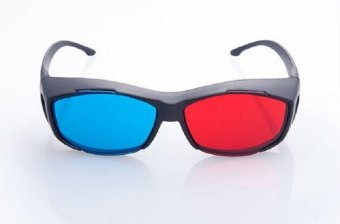 Lbag 3D Glasses Kacamata Kaca Mata 3D Frame plastik nVidia Vision Red Cyan Smart Glasses