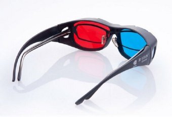 Lbag 3D Glasses Kacamata Kaca Mata 3D Frame plastik nVidia Vision Red Cyan Smart Glasses