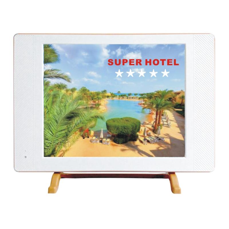 LED HOTEL TV CMM 17 inch Slim VGA HDMI USB Kiosk Movie Logo boot kustom