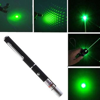 Gambar leegoal Powerful Green Laser Pointer Pen Visible Beam Light 5mW Lazer High Power 532n EA   intl
