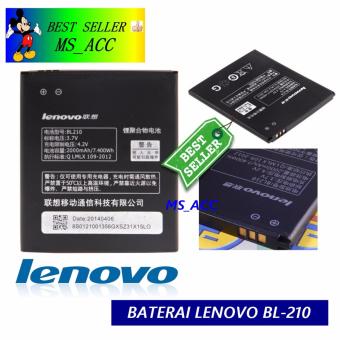 Gambar Lenovo Baterai   Battery BL210 Original For Lenovo S820 Kapasitas 2000mAh