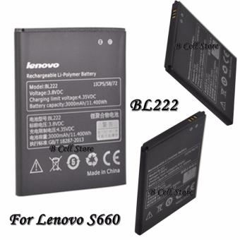 Gambar Lenovo Baterai BL222 Original For Lenovo S660   Hitam