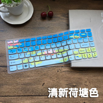 Gambar Lenovo g40 45 e0n notebook keyboard komputer penutup film pelindung