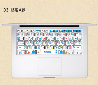 Gambar Lenovo v310 15isk notebook komputer kartun stiker keyboard membran
