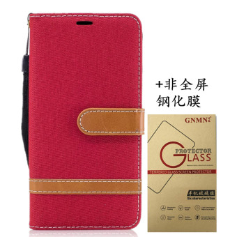 Gambar Lg k8 k350n denim kain pria dan wanita clamshell set ponsel shell shell pelindung