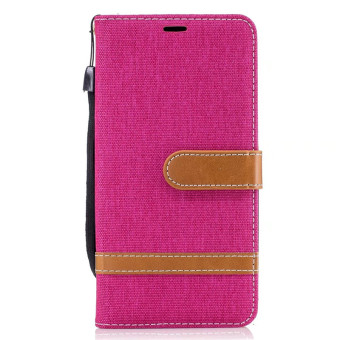 Gambar Lg k8 k350n denim kain pria dan wanita clamshell set ponsel shell shell pelindung