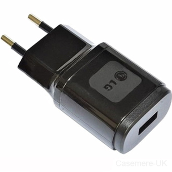 Gambar LG Original Travel Charger Adapter Micro USB 1.8A Type MCS 04 LG G2   Hitam