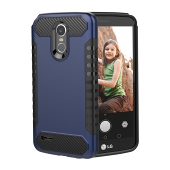 Gambar LG Stylo 3 Case,MOONCASE 2 in 1 Classic [Anti Slip] LG Stylus 3 Cases Hybrid with Soft Rugged TPU Inner Skin and Hard PC Anti Scratches Protective Cover For LG Stylo 3 [5.7 Inch] (As Shown)   intl