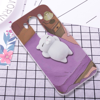 Gambar Lg v10 kepribadian silikon tiga dimensi dekompresi telepon shell