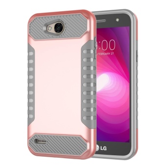 Gambar LG X POWER 2   K10 POWER Case,MOONCASE 2 in 1 Classic [Anti Slip] Hybrid with Soft Rugged TPU Inner Skin and Hard PC Anti Scratches Protective Cover For LG X Power 2   K10 Power (As Shown)   intl