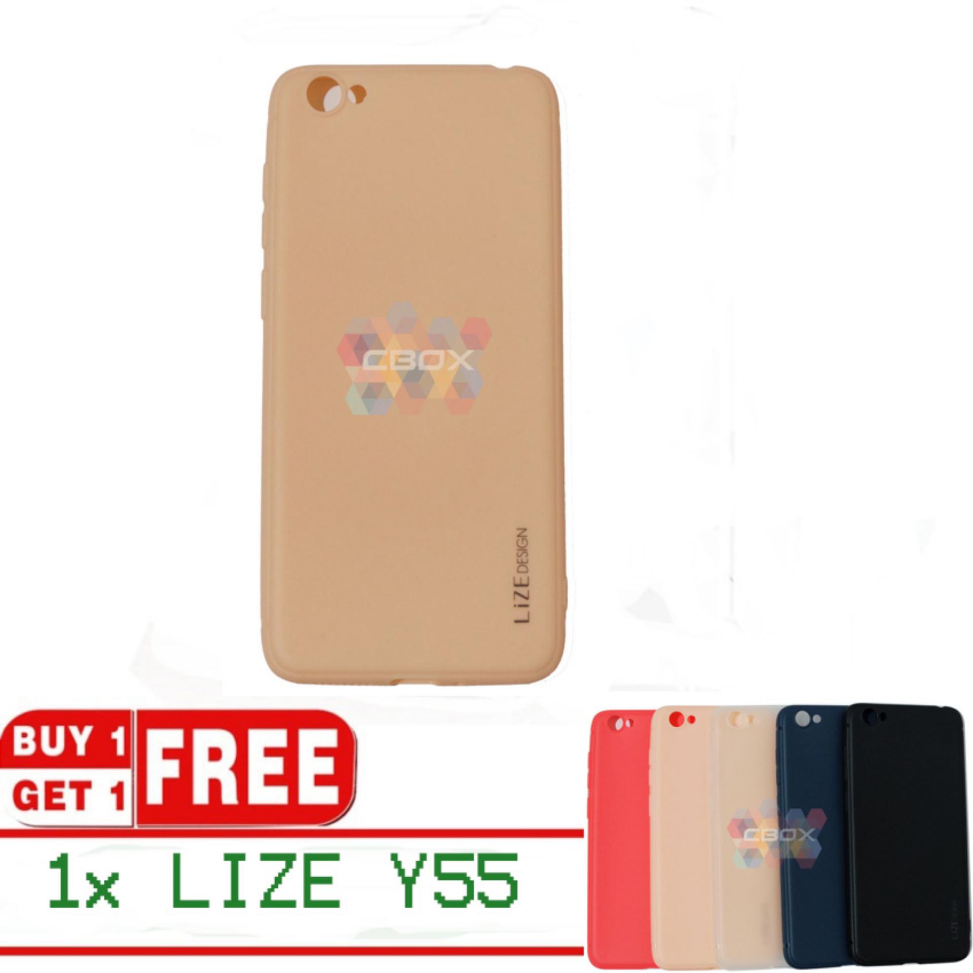 Anggaran Terbaik Lize Soft Case For Vivo Y55 Silicone Jelly Soft Lize Soft Case For Vivo Y55 Silicone Jelly Soft Shell Back Case Y55FREE 1x Silikon Y55