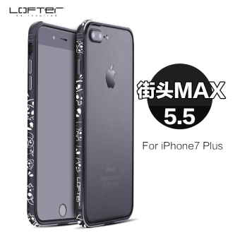 Gambar LOFTER iphone7 7Plus kepribadian logam penurunan resistensi lengan pelindung shell telepon