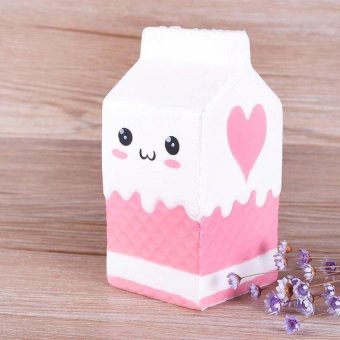 Gambar Love 12Cm Milk Cup Bottle Squishy Soft Phone Straps Bread CellphoneCharm Key Straps   intl