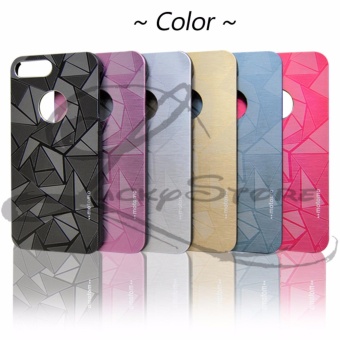 Gambar Lucky Motomo 3D Rubber Polycarbonat + Metal Allumunium Hardcase Case Untuk Lenovo A1000   Random Colour