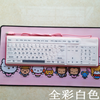 Gambar Lucu warna komputer desktop yang universal keyboard stiker keyboard membran