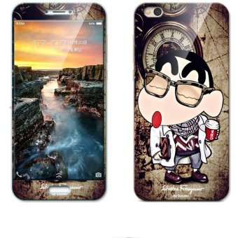 Gambar Luxury 3D Painting Front+Back Full Case Cover Color Tempered GlassCase For Xiaomi Mi 5C 5.15\