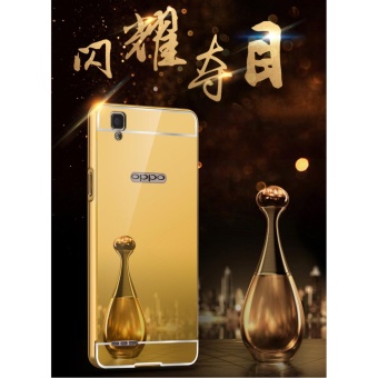 Luxury Mirror Bumper Anti-Scratch Bright Protective Case For OPPOF1/A35(rose Gold) - Intl Maret 2019 - 5 Luxury Mirror Bumper Anti-Scratch Bright Protective Case For OPPOF1/A35(rose gold) - intl - 5