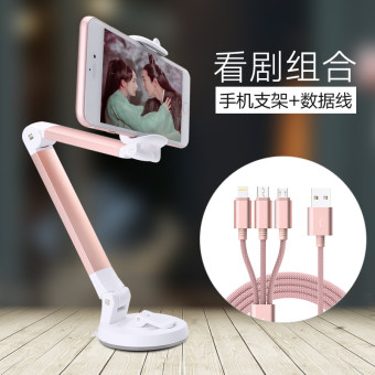 Gambar Malas samping tempat tidur dudukan telepon braket tripod cincin gesper