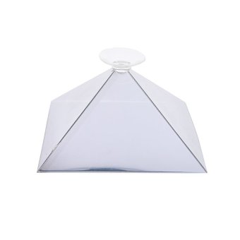 Gambar Maxbo Mini Chromed Pyramid Mirror Reflective Holographic Projector3D Video   intl