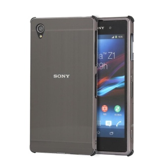 Gambar Meishengkai Case For Sony Xperia Z1 Carbon Fiber Resilient Drop Protection Anti Scratch Rugged Armor Case Grey   intl