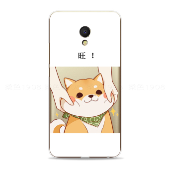 Gambar MEIZU Kepribadian Silikon Asli Anjing Handphone Shell