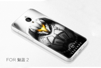 Gambar MEIZU Lengan Silikon Baru Lengan Pelindung Dicat Shell Handphone Shell