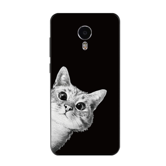 Gambar Meizu lucu silikon lanyard semua termasuk shell telepon shell ponsel soft shell