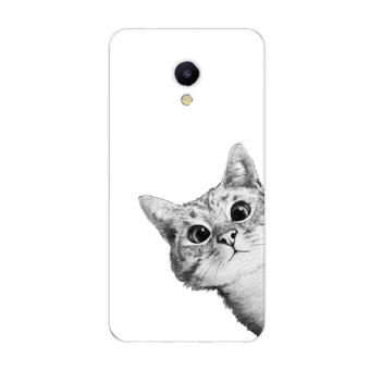 Gambar Meizu lucu silikon lanyard semua termasuk shell telepon shell ponsel soft shell