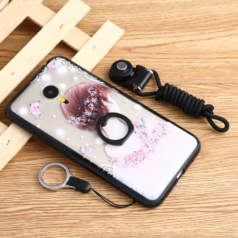 Gambar MEIZU MX5 mx5e kepribadian sabuk cincin holder lengan pelindung handphone shell