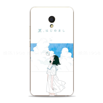 Gambar Meizu mx6 mx5 mx4pro jepang musim panas gadis telepon shell soft cover