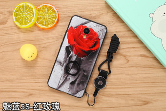 Gambar Meizu note5 rose bunga timbul shell telepon shell