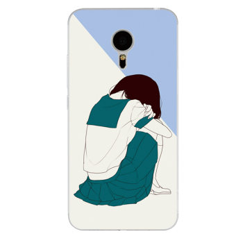 Gambar MEIZU Note5 Sastra Gadis Lanyard Handphone Shell Lengan Silikon
