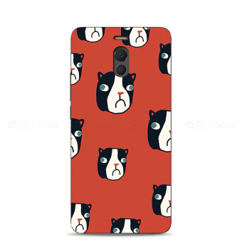 Gambar Meizu note6 lucu merah lega kartun hewan telepon shell soft cover