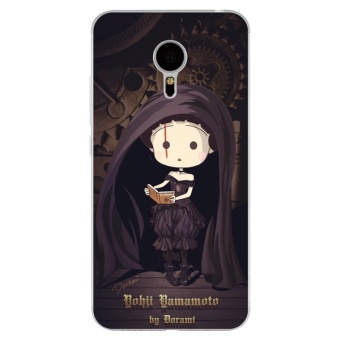 Gambar Meizu pro5 pro6plus lucu chibi maruko gadis lanyard telepon shell soft cover