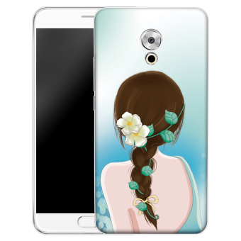 Gambar Meizu pro6plus pro6 kartun silikon transparan pria dan wanita lengan pelindung shell telepon