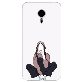 Gambar Meizu pro7 a5 jepang dan korea selatan gadis beberapa lanyard telepon shell soft cover