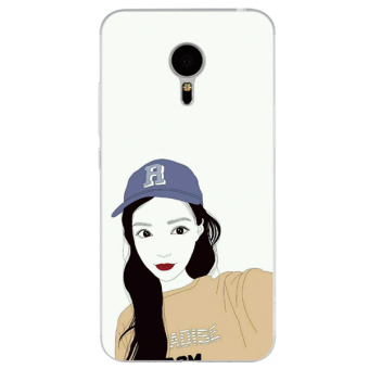 Gambar Meizu pro7 a5 jepang dan korea selatan gadis beberapa lanyard telepon shell soft cover
