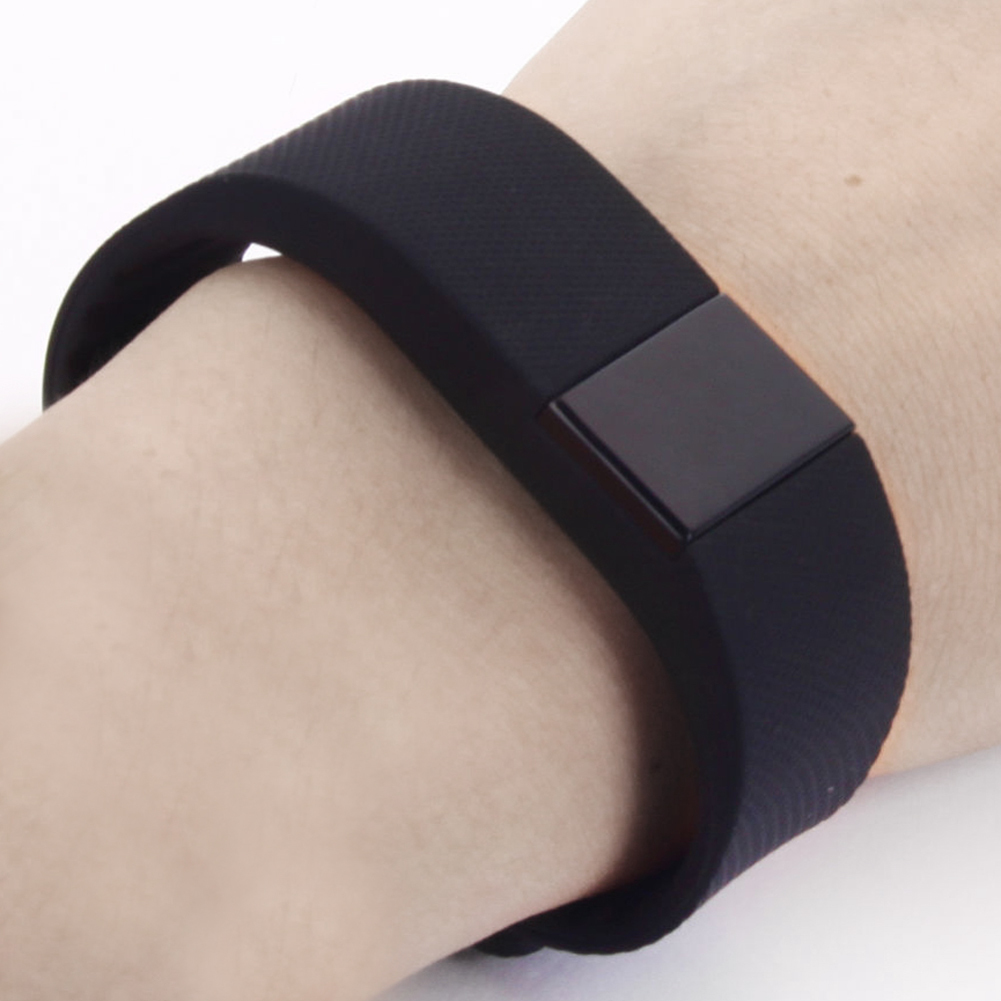Memperbarui Waterproof Bluetooth gelang tangan untuk Android iOS (hitam) .