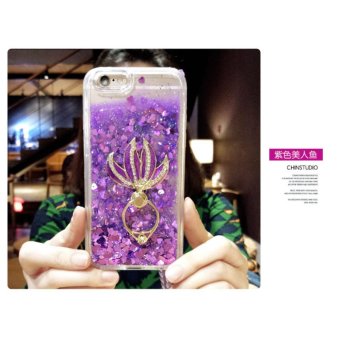 Gambar Mermaid stent quicksand Case For OPPO A57 (Purple) intl