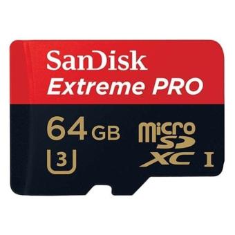Gambar Microsdxc Micro SD Sandisk Class 10 EXTREME PRO UHS1 3 4K 90MB 64GB
