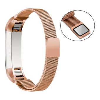 Gambar Milanese Magnetic Loop Stainless Steel Smart Watch Band For Fitbit Alta HR GD   intl