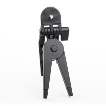 Mini 1/4” Portable Desktop Tripod Holder Black for Phone DSLR Camera DV Canon Nikon (Black)  