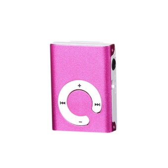 Gambar Mini Clip Metal USB MP3 Player Support Micro SD TF Card Music Media PK   intl