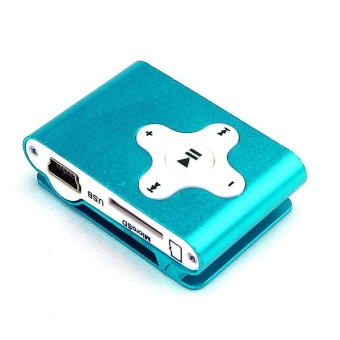 Gambar Mini Clip Metal USB MP3 Player Support Micro SD TF Card Music MediaBU   intl